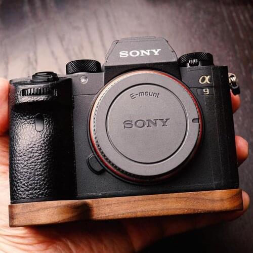 For Sony a9 A7m3 A7RIII ILCE-7RM3 A7R MKIII Walnut Wooden Wood Hand Grip Plate Bracket