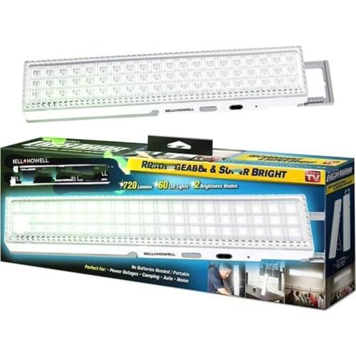 60LED Saving Emergency Rechargeable Light for Camping Fishing Hiking Home Camp Outdoor Lamps Ceiling Emergency Light