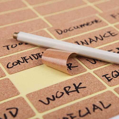 Label Sticker Kitchen Bottle Jar Storage Cup Sticker Handmade Wooden Gift Biscuit Packaging Label Sticker Gift Decoration