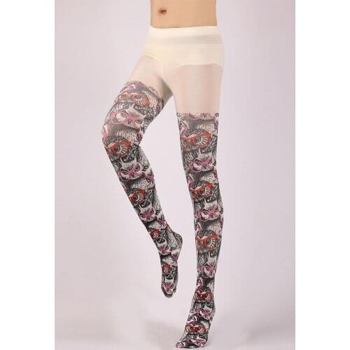 Individual Owl Printed Pantyhose