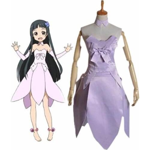Sword Art Online ALfheim Online YUI Cosplay sword Costume Lilac costume Customize for adults