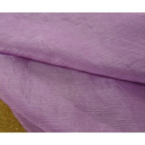 3 meter 150cm 59" width purple crinkle shot-silk chiffon crepe fabric summer dress dance skirts screen material MM185