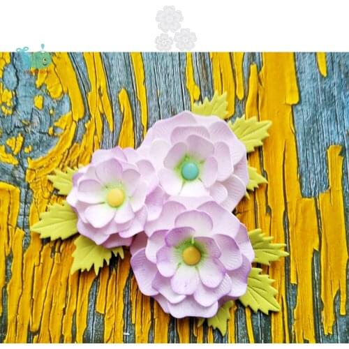 Craft metal cutting dies cut die mold Rose Flower Template Strip Scrapbook Paper Craft Knife Mould Blade Punch Stencils Dies New