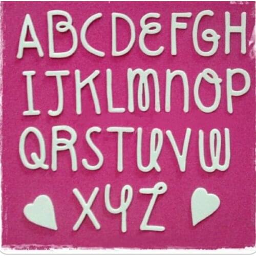 1PC 26 Alphabet Combination Cutting Metal Die Decoration For Scrapbook Photo Album Card Cutting DIY Embossing Paper Cards Making