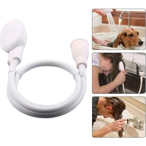 1pc Pet Dog Cat Shower Head Bathroom Multi-function Tap Spray Head Toilet Bath Sprayers Drains Strainer Water Shampoo baths Tool