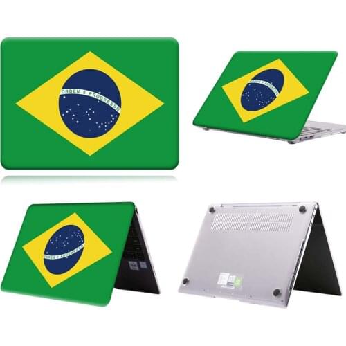 Brazil Flag Anti-slip Laptop Case For MateBook 13/13 AMD Ryzen/14/D14/D15/X 2020/X Pro/Pro 16.1/Honor MagicBook 14/15