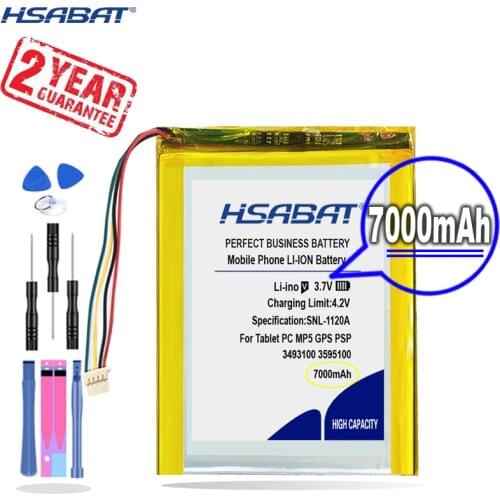 New Arrival [ HSABAT ] 7000mAh 3493100 3595100 Replacement Battery for Tablet PC