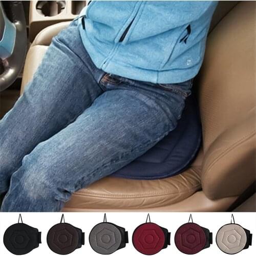 Dropshipping 360 Degree Rotation Cushion Car Seat Foam Mobility Aid Chair Seat Revolving Cushion Swivel Car Memory Foam Mat