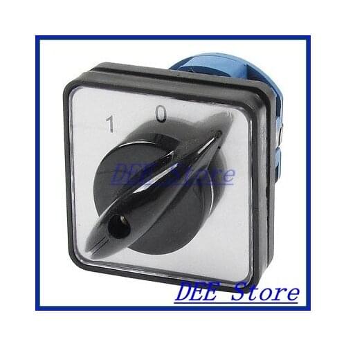 Ui 660V Ith 20A Rotary Cam 4 Screwed Terminals Universal Changeover Switch