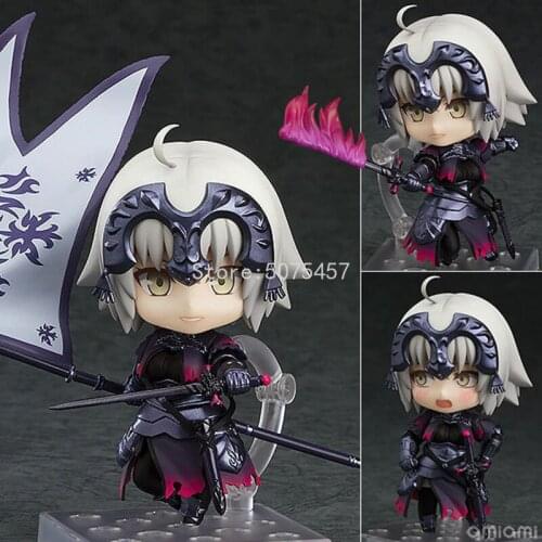 10cm Fate/Grand Order Joan of Arc Ruler Anime Figure 766# Q Version Jeanne D'Arc Alter Action Figure Jeanne d'Arc Figurine Toys