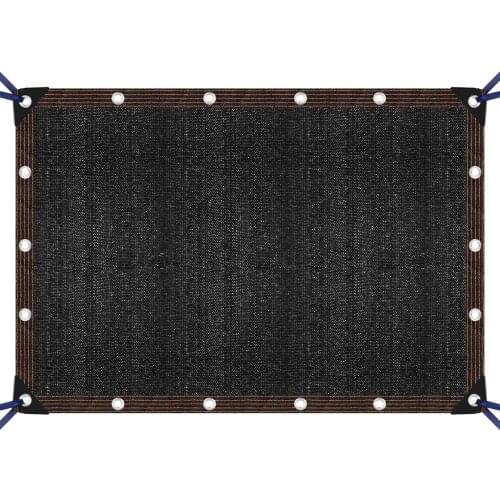 Shade Cloth 90% UV-Resistant Black Sunblock Net Shading Mesh with Grommets for Outdoor Backyard Garden Plants Patio 118x157in