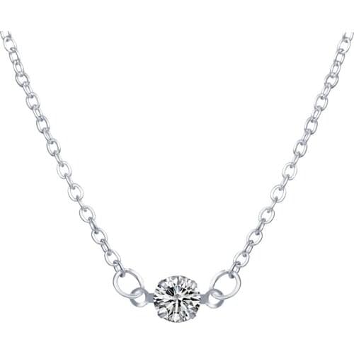 Modyle Gold color Zircon Crystal Pendant Choker Necklace snake chain 2020 Fashion Jewelry For Women Friend Gift