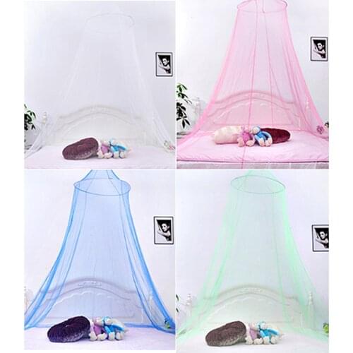 1 Pcs Princess Mosquito Net Lace Dome Bed Canopy for Children Girls Fly Insect 4 Color