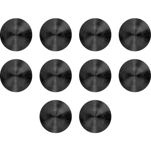 10 PCS Round Black Rubber Mat for GSM Round Fabric Cutter Board