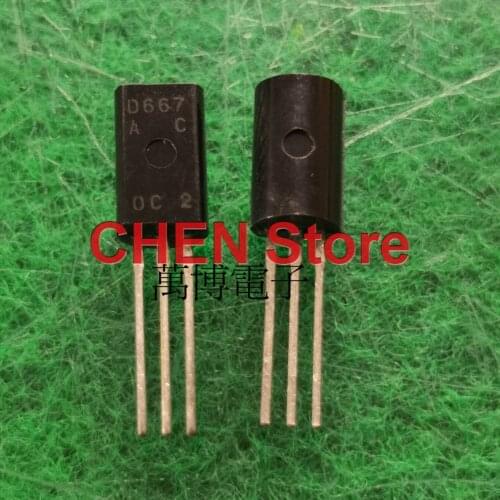 10pcs Hitachi 2SD667AC TO-92L Transistor HIT D667 C Audio Power Amplifier Triode D667AC
