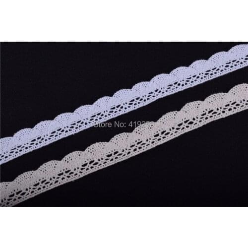 200 Yards 100% Cotton Lace COTTON CLUNY LACE TRIM - LOVELY DESIGN~NATURAL wholesale Two colors
