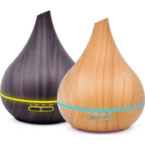 400ML Aroma Diffuser Air Purifier Humidifier Essential Oil Diffusers 7 Color Night Lamp Mist Maker Fogger Diffuser Aromatherapy