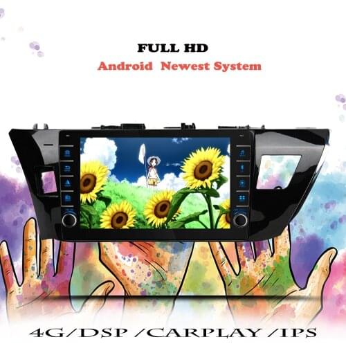 Android Multimedia Video Player For Toyota Corolla 11 2012 2013 2014 2015 2016 Car Radio GPS Navigation DVD Auto Tape Recorder