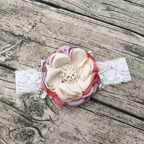 Free Shipping Flower Girl Headband Kids Hair Accessories Photo Prop