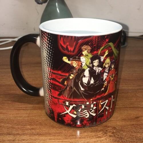 BUNGOU STRAY DOGS 11oz Ceramic Color Changing Creative Gift Coffee Mug Tea Milk Cup