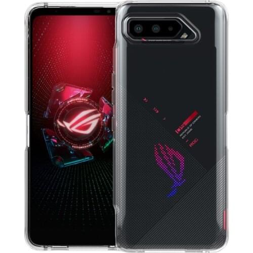 ROG Phone 5 Ultimate 5 Pro ROG Phone 2 Ultra Thin Soft TPU Back Case For Asus ROG Phone II ZS660KL Transparent Bumper Case