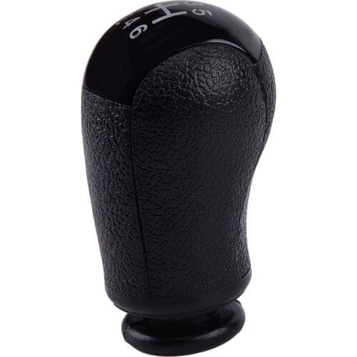 Black ABS 6 Speed Manual Gear Stick Shift Level Knob Head Fit for Ford Focus Mondeo MK3 S-MAX C-MAX Mustang