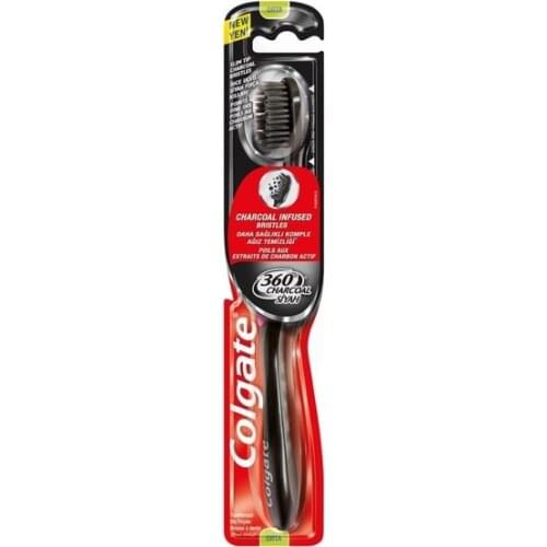 Colgate 360 ° Charcoal Toothbrush Medium 226960353