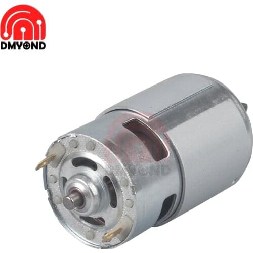 12V 24V 4500rpm 5500rpm 12000RPM 775 DC Motor Ball Bearing Large Torque High Power Low Noise Hot Sale Electronic Component Motor