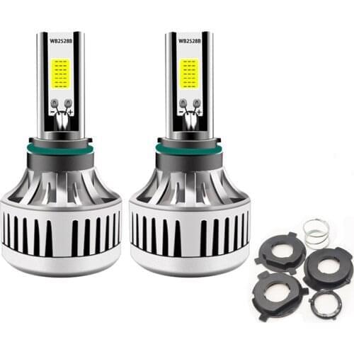 Mini H4 LED Motorcyle Headlight Hi/Lo P15D H6M Motorbike Driving Light BA20D 12V Leds Para Moto COB Motor Light Conversion Kit
