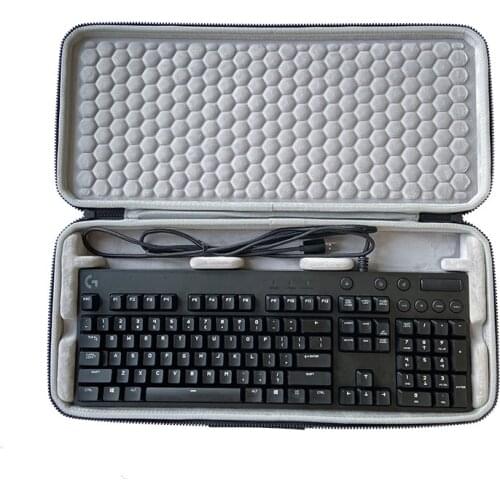 Protective Cover Hard Shell Carrying Bag Case for Logitech G610 Wired Mechanical 104-key Keyboard Storage Box