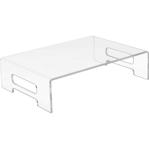 Monitor Stand Laptop Printer Keyboard Storage Riser Rack Showcase Fixtures