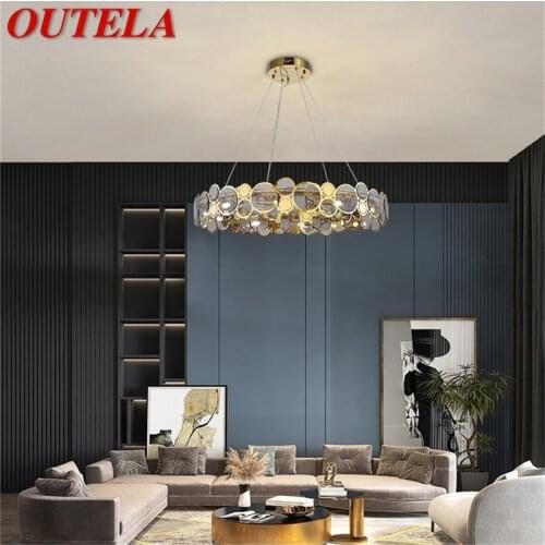 OUTELA Pendant Light Postmodern Creative LED Lamp Fixture Decorative For Home Dining Living Room
