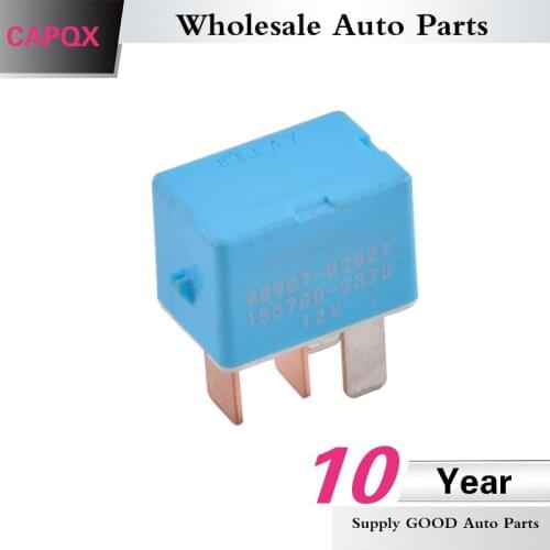 CAPQX cooling fan relay Starter Relay 90987-02027 For TOYOTA YARIS COROLLA PRIUS AVENSIS CAMRY RAV4 PRADO ES240 350