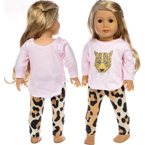 Leopard grain Set fits for American girl 18" american girl doll alexander,girls dolls