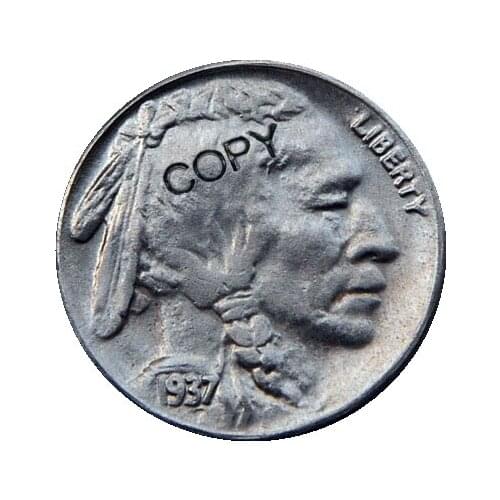 USA 1937-D 3-Legged BUFFALO NICKEL COPY COINS