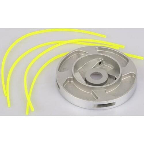 Heavy Duty Line Nylon Trimmer Head with Pre-Cut Trimmer Line Grass Cutter Head String Trimmer Head Mower Accessories