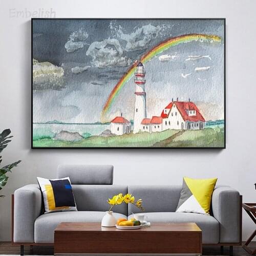 Embelish 1 Pieces Hot Country Landacape HD Print Canvas Oil Paintings For Living Room Home Decor Wall Art Picture Bedroom Poster