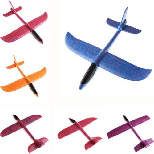 Funny Toy Epp Hand Launch Free Fly Glider Plane Hand Throw The Plane Model Toys For Children Kids Gifts