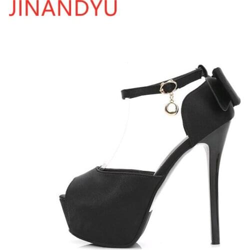 Bow High Heels Platform Women Shoes Red Black Pink Confortable Peeptoe Shoes for Wedding Womens Pumps High Heels Stilettos Shoe