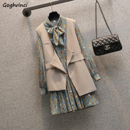Sets Women 2 Piece Outfit Elegant Leisure Design Floral Bow Stylish All-match Lady Holiday Spring Vintage Simple Aesthetic New