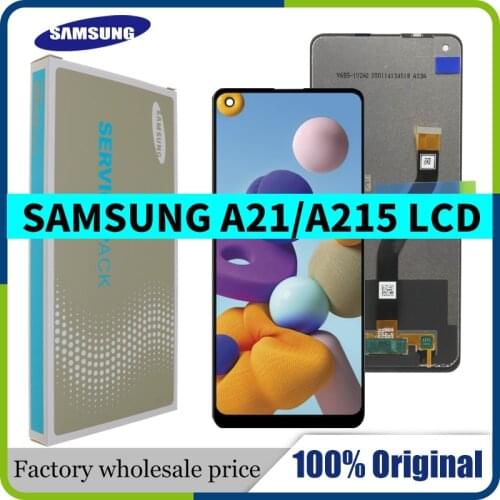 6.5'' Original LCD For Samsung Galaxy A21 A215 LCD Display Touch Screen Digitizer LCD For Samsung A21 A215 Display Replacement
