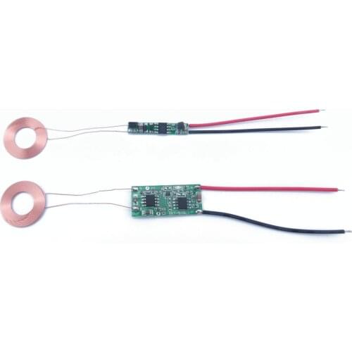 1pcs/2pcs/5pcs 20mm Wireless Charging Power Supply Module 510 Chip Solution with Indicator Function XKT510-10