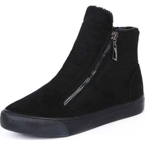 2020 Winter Snow Boots Women Winter Shoes Zip Warm Plush for Cold Winter Fashion Womens Boots Sweet Ladies Ankle