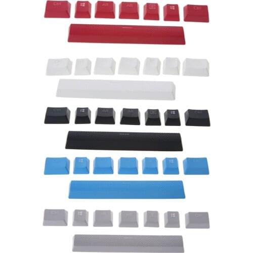 8 keys/Pack 6.5u Space Bar PBT Keycaps Double Shot Keycaps For Corsair STRAFE K65 K70 K95 Mechanical Keyboard Keycap M5TB