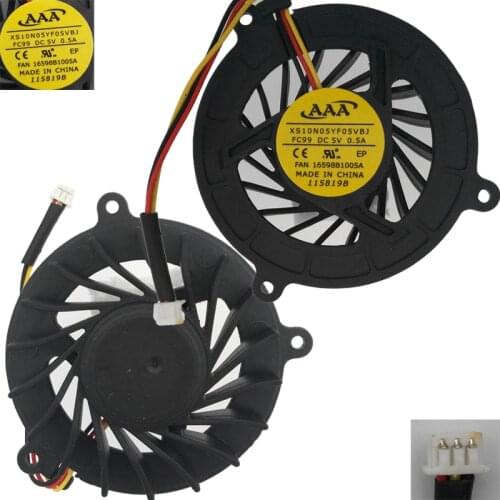 Brand New Laptop Cooling CPU FAN Repair Cooler for ASUS A6J(3 Line) GC054509VH-A ZC054509VH-A CPU Cooler/Radiator