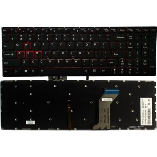 English New Keyboard FOR Lenovo ideapad Y700 Y700-15ISK Y700-17ISK US laptop keyboard Backlight