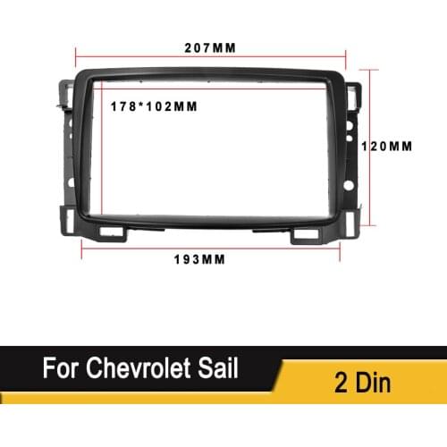 Car Radio Fascias DVD Stereo Panel Fascia Dash Mount Kits Refit installation Trim Frame Bezel for Chevrolet Sail