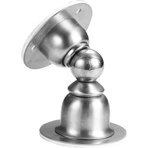 Door Stopper Magnetic Door Stop Punch-free Stainless Steel Door Stopper Bathroom Door Stop Anti-collision Door Stop