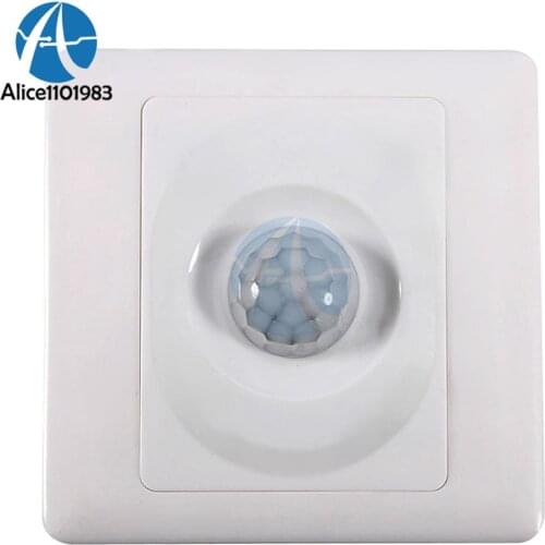 Infrared IR PIR Senser Switch Module Body Motion Sensor Auto Lights Lamps AC110V-220V Ad Hoc Adjustable 5LUX-500LUX Single-Wire