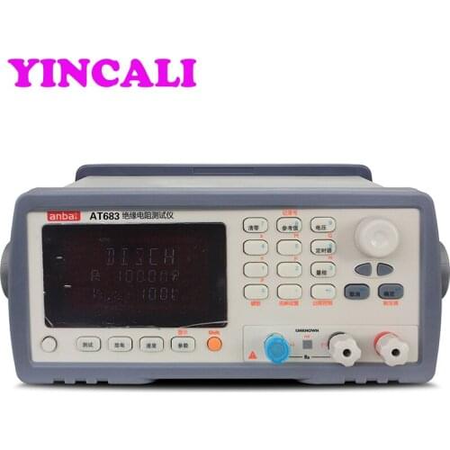 Insulation Resistance Meter AT683 High Resistance Meter Digital Tester Megger Can Direct Readout of Resistance and Current